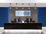 Oficina de la Autoridad bancaria Europea (EBA). Sede de la EBA, logo. EBA (Foto de ARCHIVO) 01/1/1970