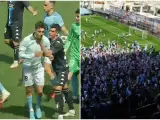 Imágenes de los incidentes en el Celta B - Deportivo.