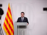 El president de la Generalitat, Pere Aragonès