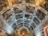 Interior de la ermita de la Virgen del Ara.