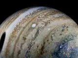 Sombra de Ganímedes en Júpiter NASA