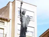Estatua de la Libertad en Cenicero.