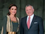 Los reyes Abdalá y Rania de Jordania, en 2019.