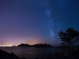Cielo estrellado en las Islas C&iacute;es.