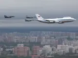 Uno de los cuatro 'Doomsday plane' de los que dispone Rusia.