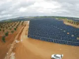 Planta fotovoltaica de FRV en San Serv&aacute;n (Extremadura)