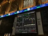 Imagen de la Bolsa de Madrid tomada este lunes, cuando el Ibex subió un 0,06%.