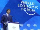 Pedro Sánchez en Davos