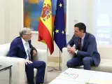 Bill Gates y Pedro Sánchez