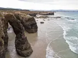 Playa de las Catedrales, en Lugo.