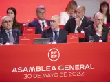 Luis Rubiales en la asamblea General Real Federación Española de Futbol (RFEF).