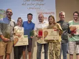 Los ganadores del concurso de las mejores cocas de Sant Joan