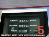 Precio de la gasolina 95 sin plomo el 1 de junio de 2022.