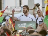 Juan García-Gallardo en un acto de Vox en Jerez el domingo 5 de mayo.