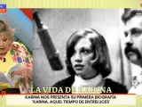 Karina presenta su biografía en 'Espejo público'.