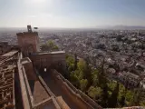 Vista de la ciudad de Granada desde la alcazaba de la Alhambra, en una imagen de archivo.