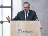 El presidente de Acciona, Jos&eacute; Manuel Entrecanales, durante la Junta General Ordinaria de Accionistas 2022