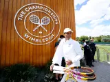 Rafa Nadal, en el All England Club de Wimbledon.