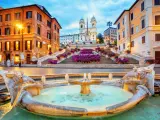 Piazza de Spagna, en Roma.