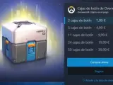 Cajas de botín de 'Overwatch'.