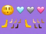 Así se ven los primeros emojis.
