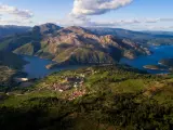 Vista a&eacute;rea de Lindoso.