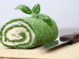 Rollo de espirulina gratinada