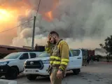 Incendios bombero fuego España