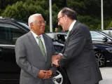 El primer ministro de Portugal, Antonio Costa, y el presidente de Iberdrola, Ignacio Sánchez Galán