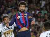 Gerard Piqué, durante el Trofeo Joan Gamper