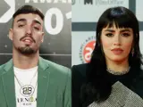 El rapero Rels B y la cantante Lali Espósito.