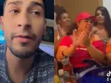 El 'tiktoker' comentando el vídeo viral.