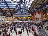 El aeropuerto de Luton en Londres.