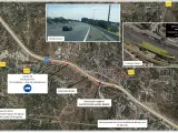 Obras de reparación y mejora de la estructura situada en el kilómetro 29,5 de la autovía A-6 sentido Madrid MITMA 19/8/2022