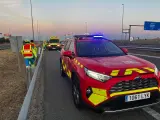 Accidente de tráfico en la A-5 en Madrid.