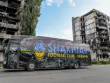 Autob&uacute;s del Shakhtar Donetsk