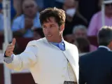 El torero Canales Rivera, durante una corrida en Vejer de la Frontera.