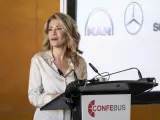 Raquel Sánchez interviene en la asamblea de CONFEBUS