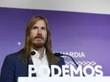 El portavoz de Podemos, Pablo Fernández.