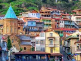 La antigua ciudad de Tbilisi, Georgia