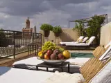 Terraza del riad Abracadabra.