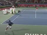 Puntazo de Roger Federer en Dubai.