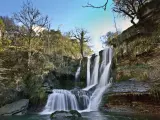 Cascada de pe&ntilde;aladros, las Merindades, Burgos