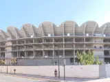 Obras del Nuevo Mestalla del Valencia CF.