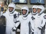 Los cuatro astronautas de la Crew-5.