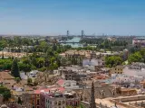 Imagen panor&aacute;mica de la ciudad de Sevilla.