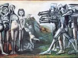 Imagen del cuadro de Picasso 'Masacre en Corea'.