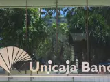 Imagen de la sede de Unicaja Banco en Málaga