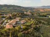 Vista a&eacute;rea del Toscana Resort Castelfalfi.