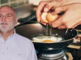 El truco de José Andrés para conseguir unos huevos fritos espectaculares.